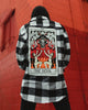 American Traditional Devil Tarot Flannel