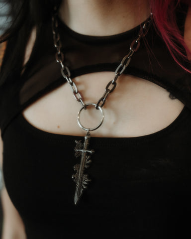 Kittie Logo Chain Necklace