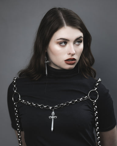 Kittie Logo Chain Necklace