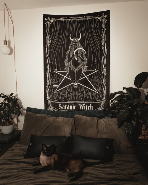 Satanic Witch Tapestry